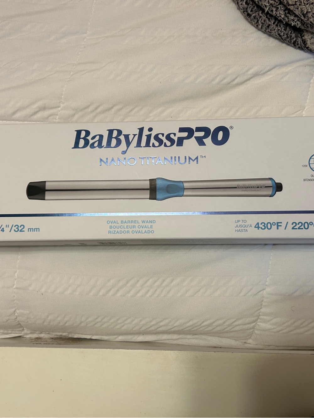 BaBylissPro Nanotitanium 1 1/4” wand